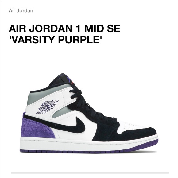 Jordan Other - Air Jordan Mid purple sneakers